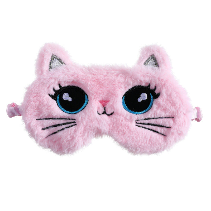 cute plush eye mask for kids, view 4 - MRSLM