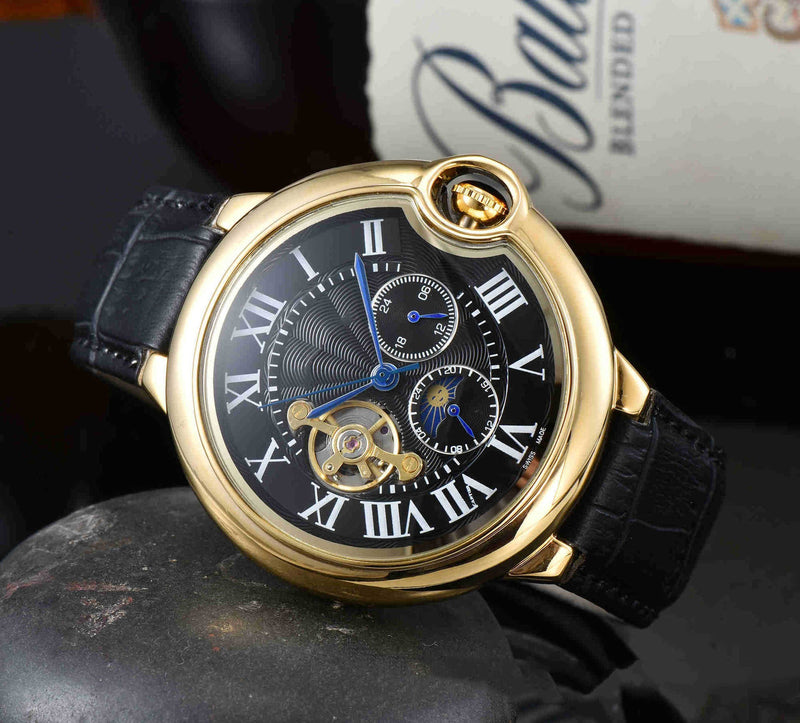Men's automatic mechanical open flywheel watch, view 10 - MRSLM
