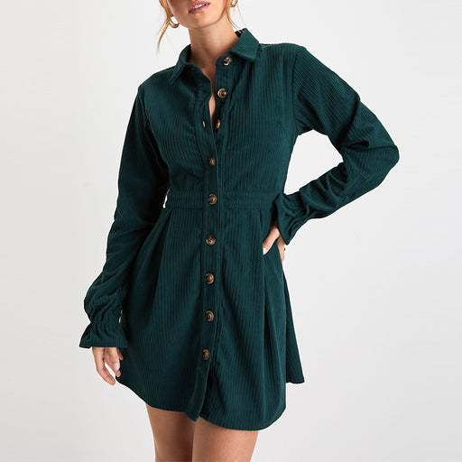 Corduroy mini dress, view 2 - MRSLM