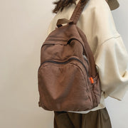washed canvas backpack, view 10 - MRSLM