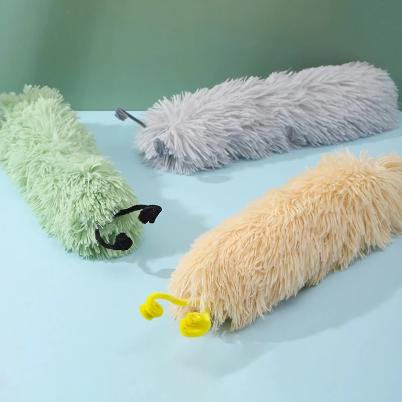 catnip chew toy plush worm, view 8 - MRSLM