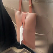 PU leather car seat tissue holder, view 9 - MRSLM