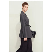 notched embroidery blazer, view 8 - MRSLM