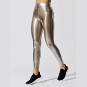 high waist solid color pencil tights, view 6 - MRSLM