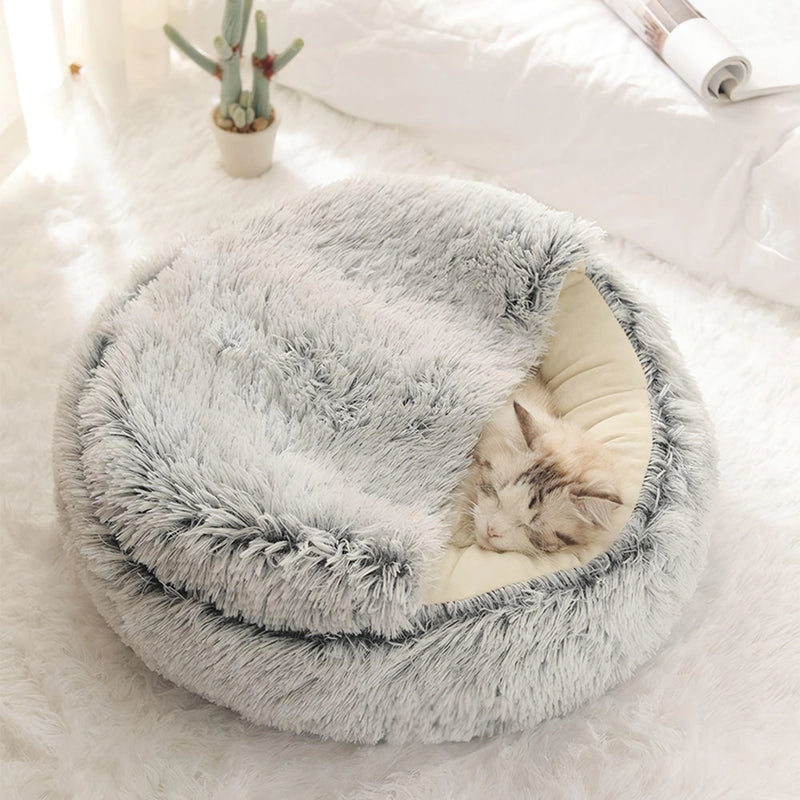 Plush cat bed, view 6 - MRSLM