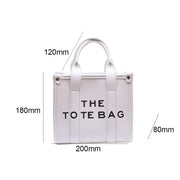 women's PU leather tote bag, view 4 - MRSLM