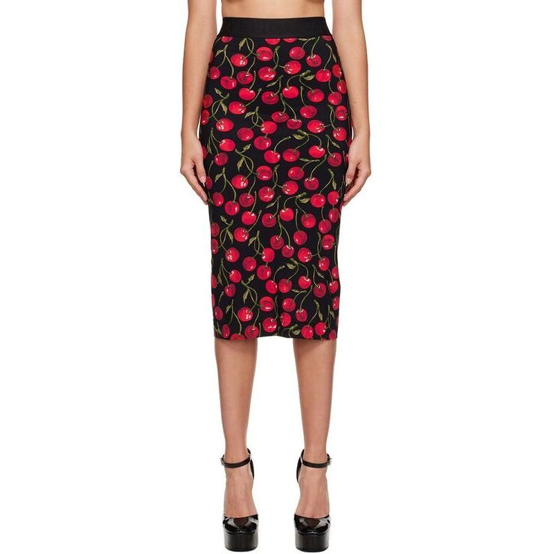 high waist colorblock bodycon skirt, view 2 - MRSLM