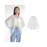 women's turn down collar office blouse, view 2 - MRSLM