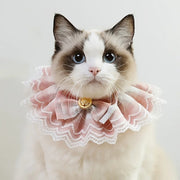 cute lace bowtie pet bib - MRSLM