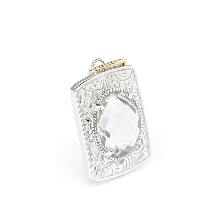 S925 Sterling Silver European Pattern Accessories Pendant