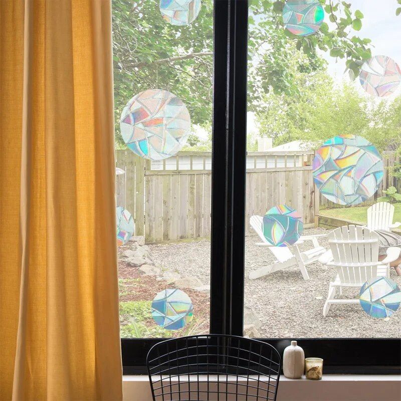 3D Rainbow Window Decals