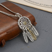 hollow dream catching net pendant, view 4 - MRSLM