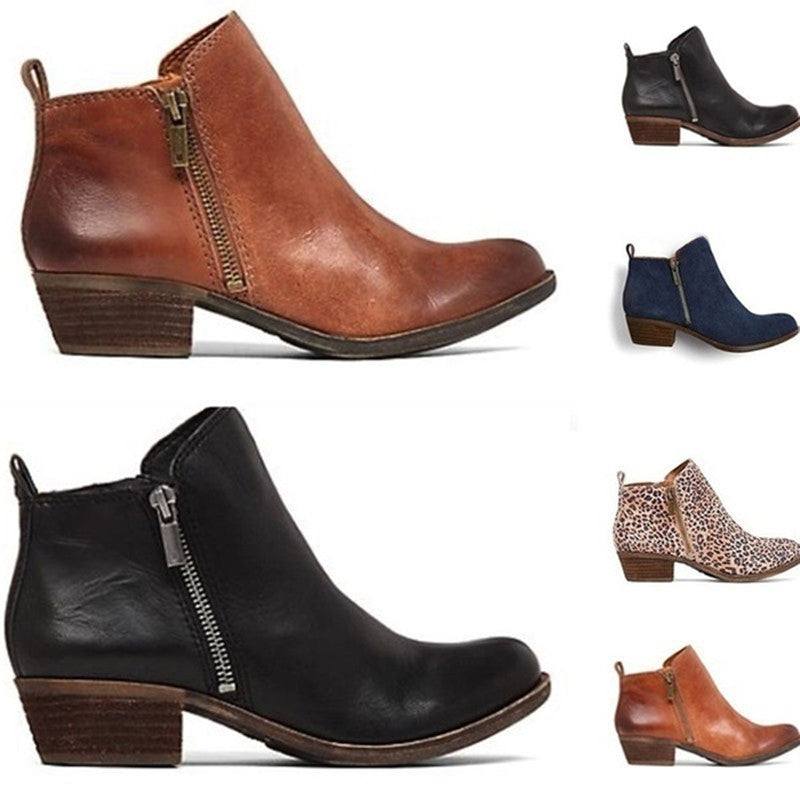 Chunky heel plus-size shoes, view 6 - MRSLM