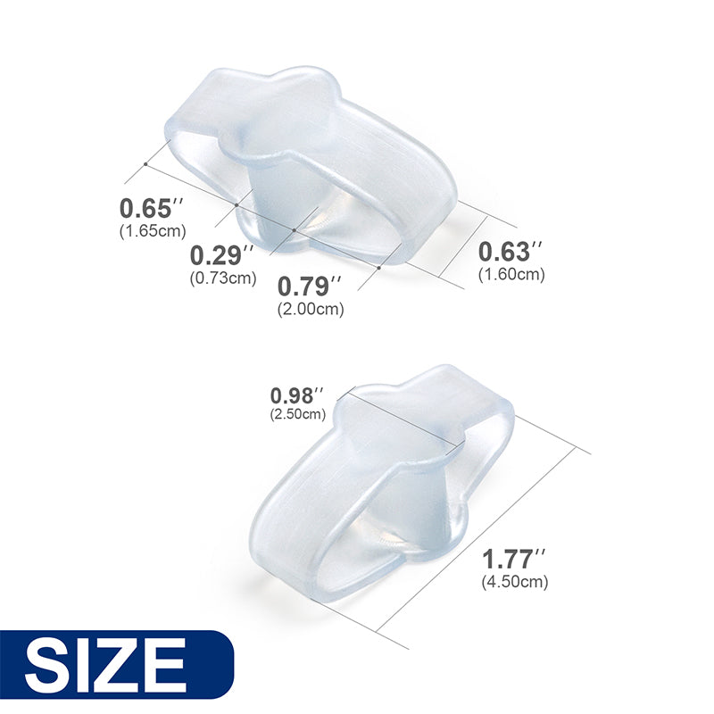soft elastic silicone toe separator, view 8 - MRSLM