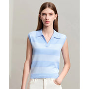 sleeveless knit sweater, view 2 - MRSLM