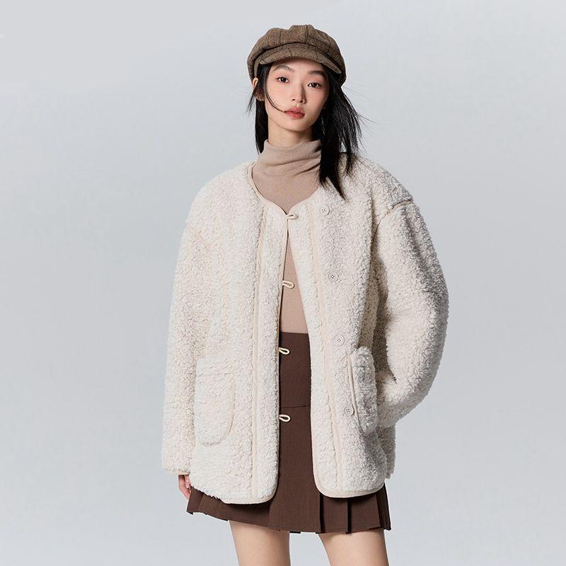 mid-length plush jacket, view 4 - MRSLM
