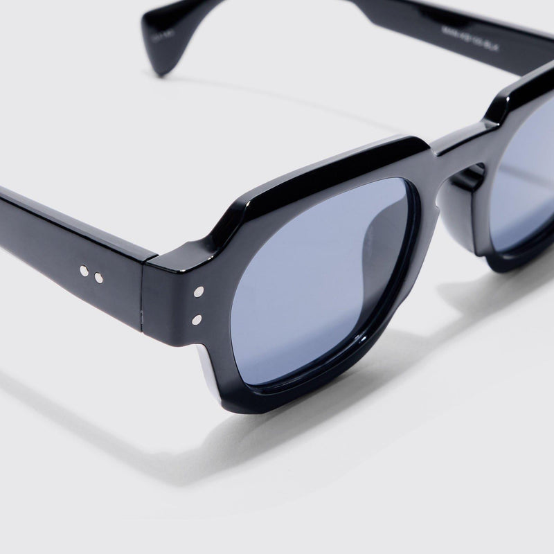 vintage square sunglasses with UV400 lenses, view 10 - MRSLM