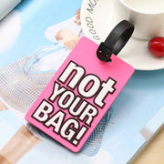 not your bag silicone luggage tags, view 4 - MRSLM