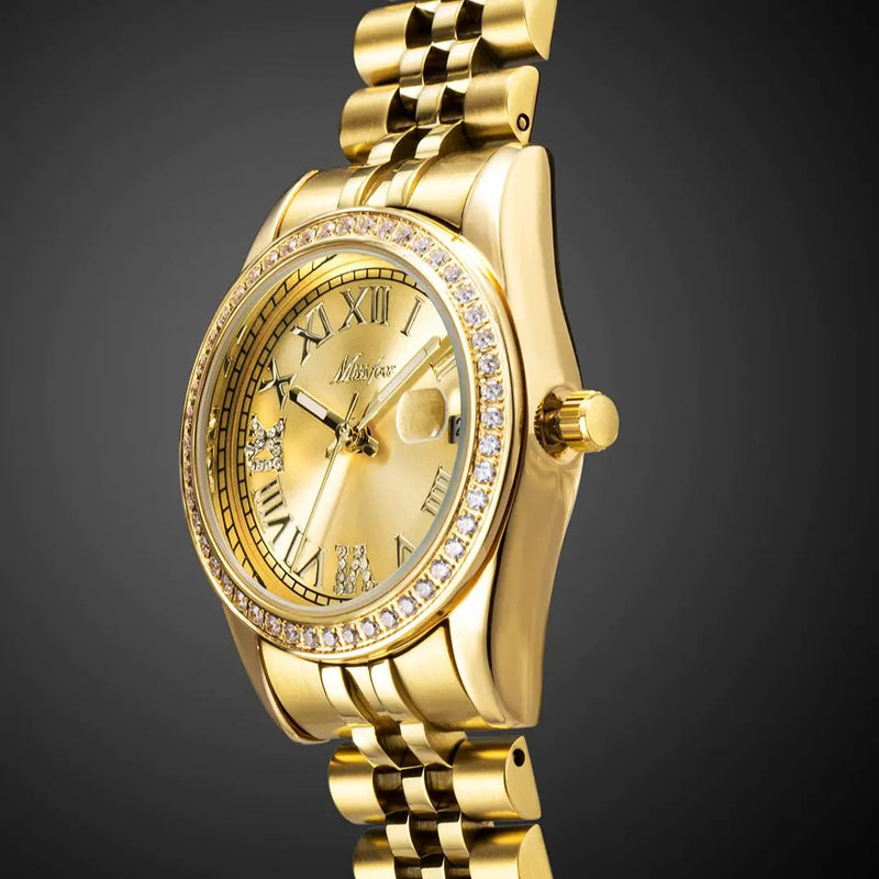 Luxury women's gold watch, view 10 - MRSLM
