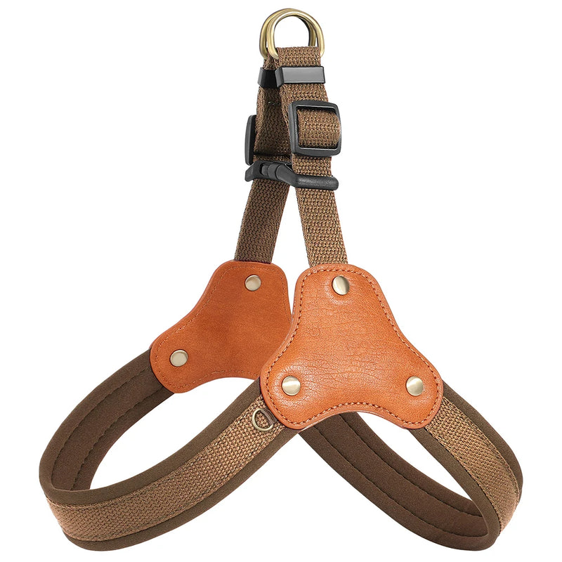durable adjustable nylon dog harness, view 10 - MRSLM