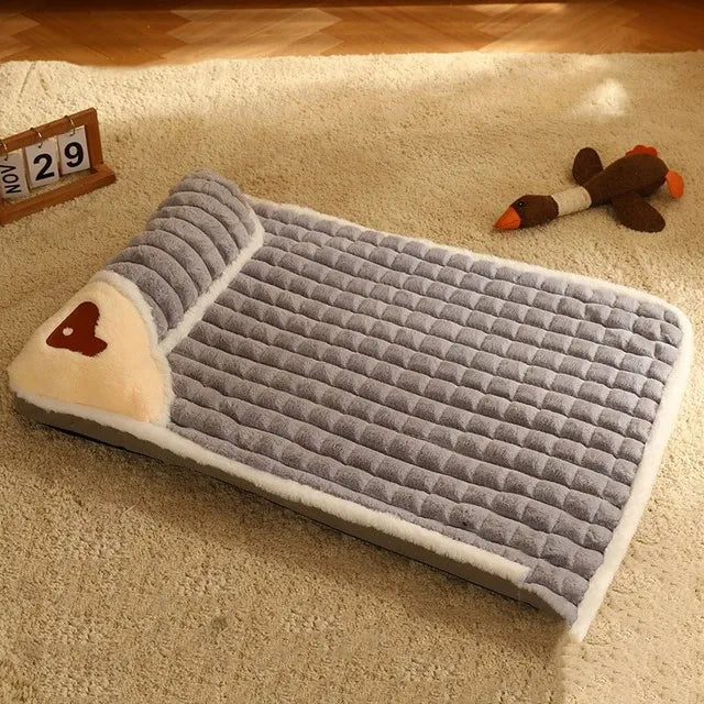 Fluffy warm removable washable pet mat, view 3 - MRSLM