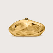 Shimmering shell acrylic clutch, view 10 - MRSLM