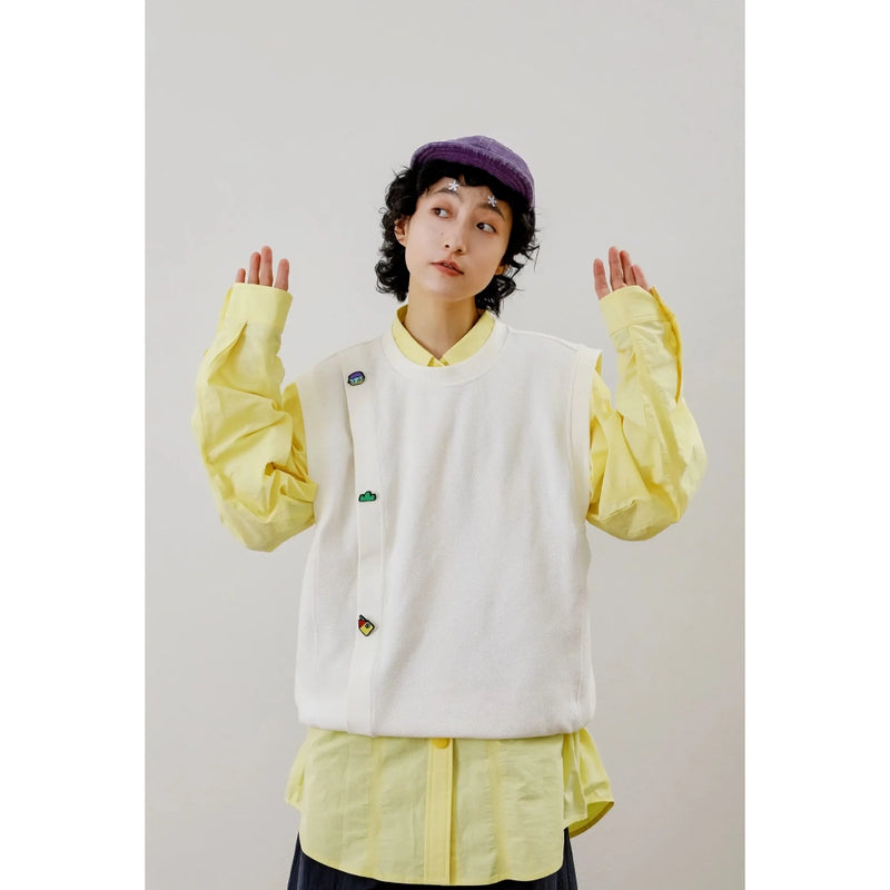 sleeveless loose pullover, view 2 - MRSLM