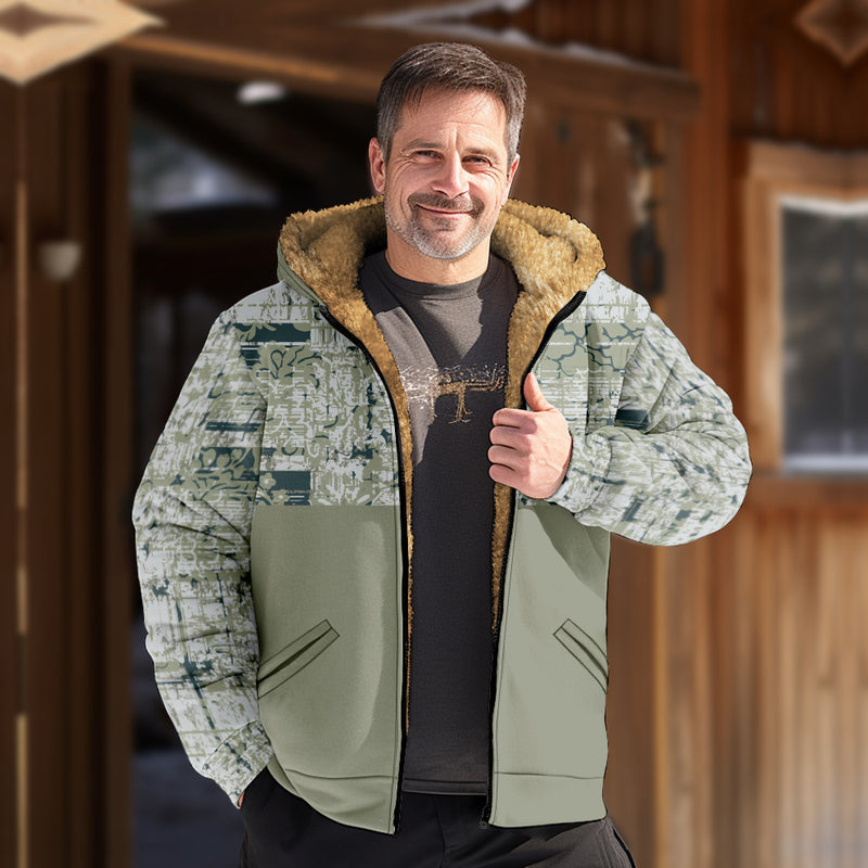 men's fleece-lined winter jacket - MRSLM