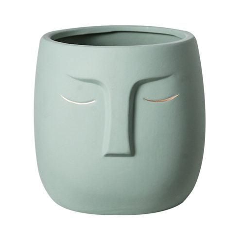 Charming European Style Ceramic Head Vase