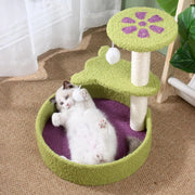 deluxe cat scratcher and climbing tree, view 4 - MRSLM
