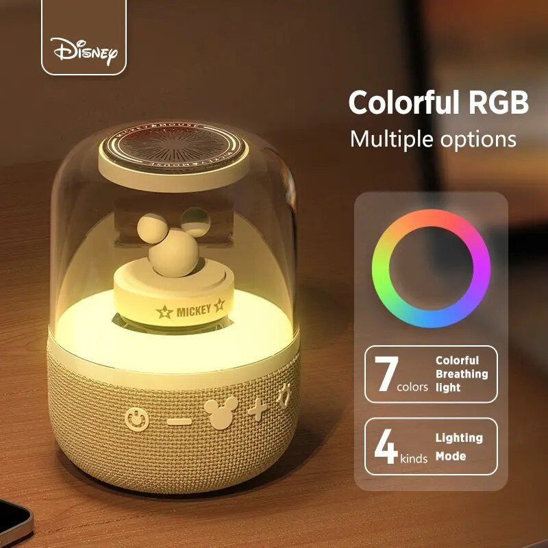 portable Bluetooth 5.1 speaker with light modes, view 4 - MRSLM