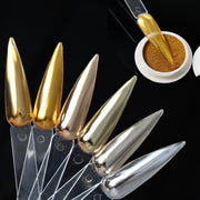 mirror chrome metallic nail powder set, view 6 - MRSLM