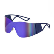 oversized rimless sunglasses, view 2 - MRSLM