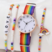 rainbow quartz women's wristwatch, view 4 - MRSLM