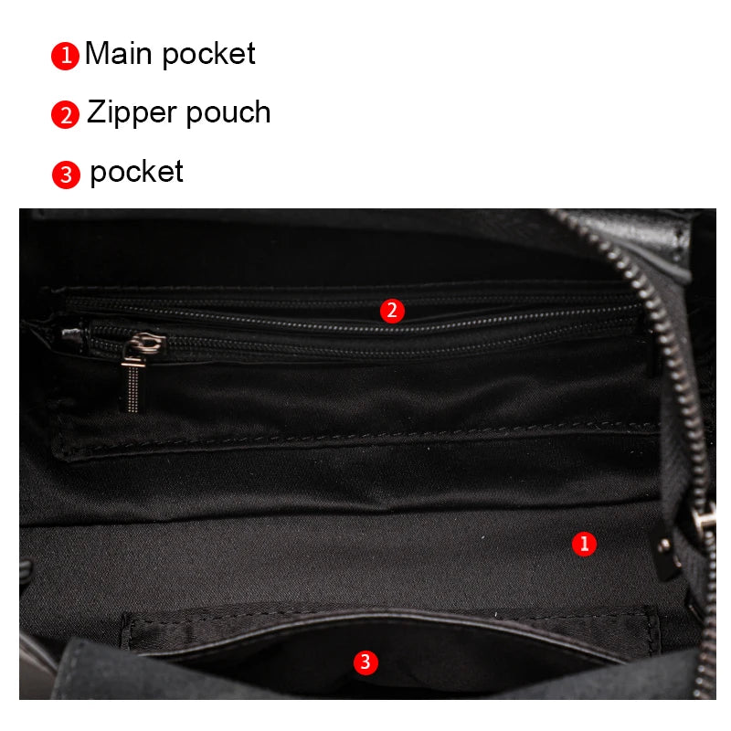 women's leather crossbody bag, view 7 - MRSLM