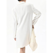 women's lace-up blazer, view 5 - MRSLM