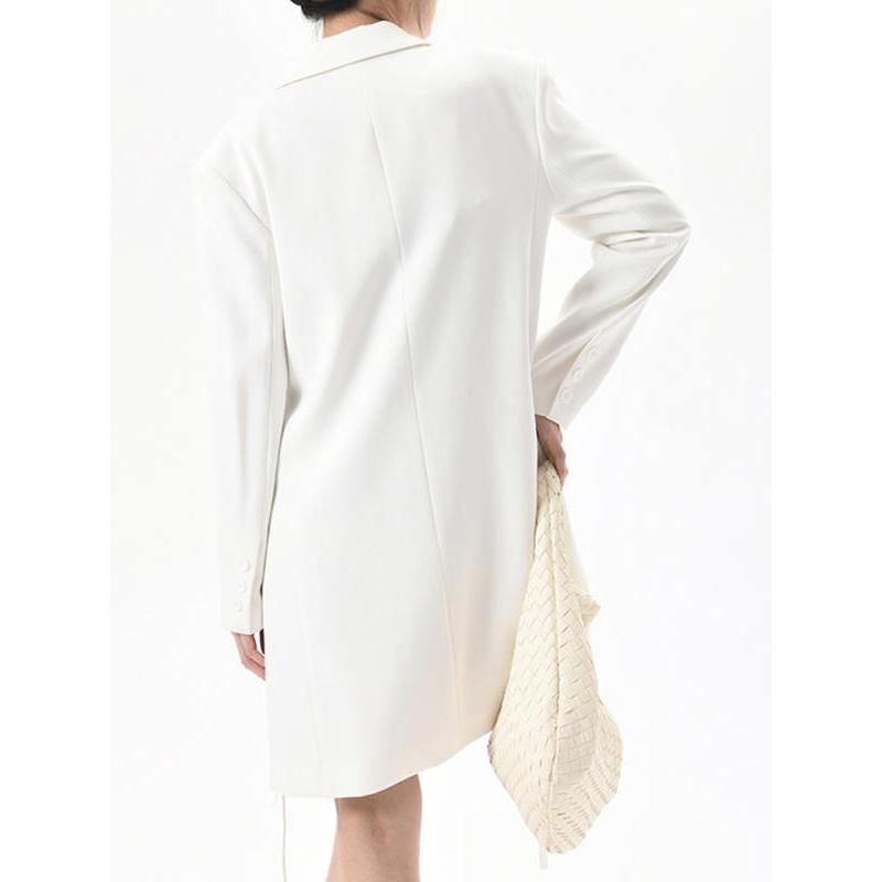 women's lace-up blazer, view 5 - MRSLM