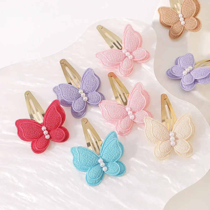 2pcs butterfly hair clips for girls, view 14 - MRSLM