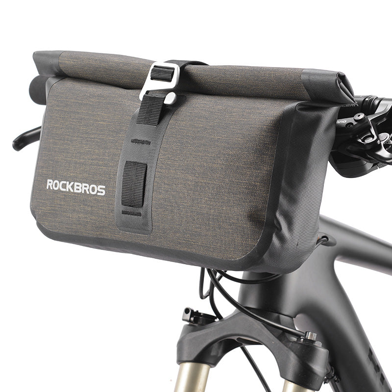 waterproof handlebar bike bag, view 2 - MRSLM