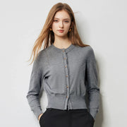 tassel edge slim fit cardigan, view 8 - MRSLM