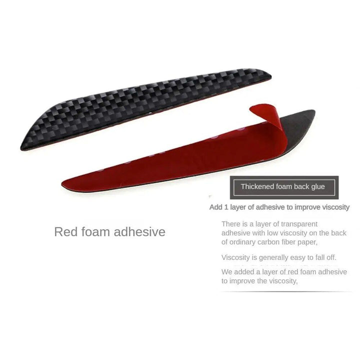 Universal Carbon Fiber Car Door Edge Guard Strips (4 Pcs)