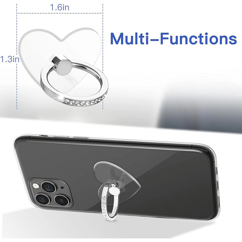 rhinestone finger grip phone stand, view 5 - MRSLM