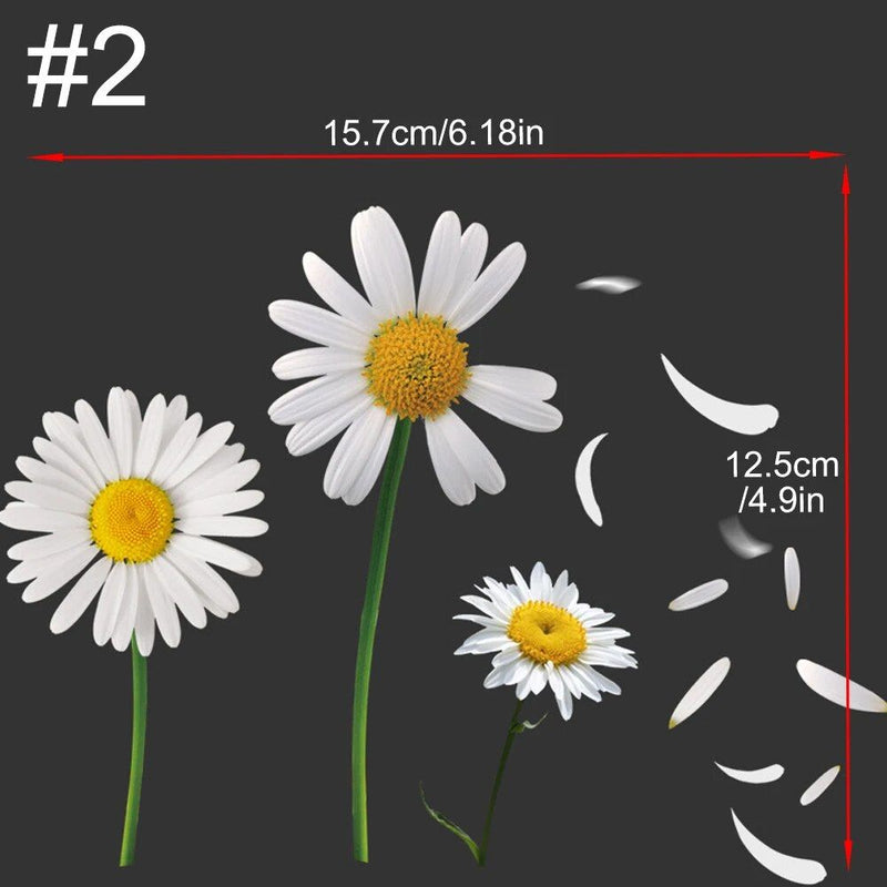 flower vinyl car decal set, view 3 - MRSLM