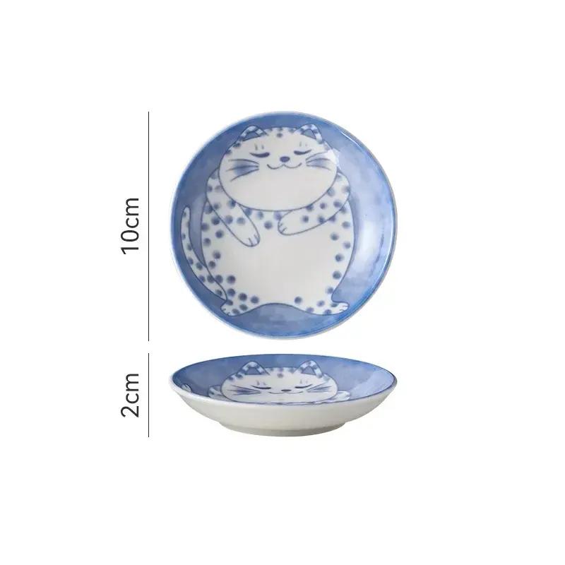 lucky cat sauce dish, view 4 - MRSLM