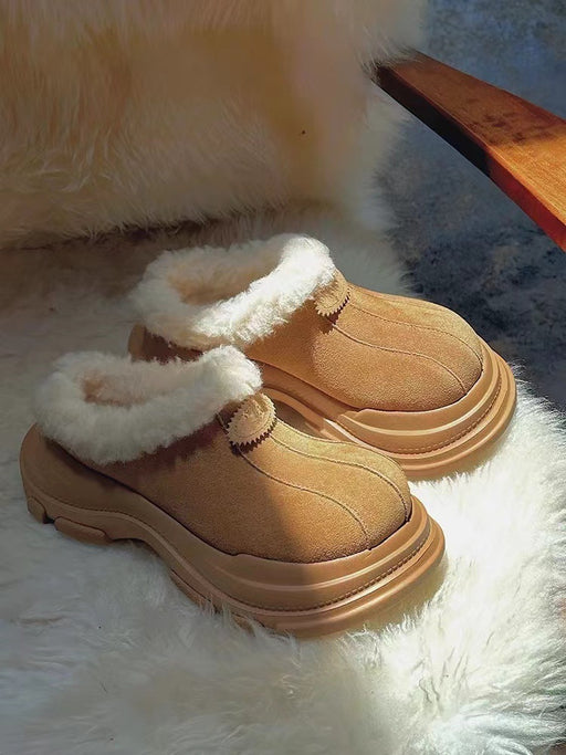 women's fur snow boots, view 5 - MRSLM
