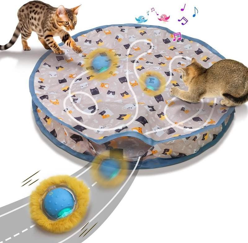 interactive electric cat toy, view 2 - MRSLM