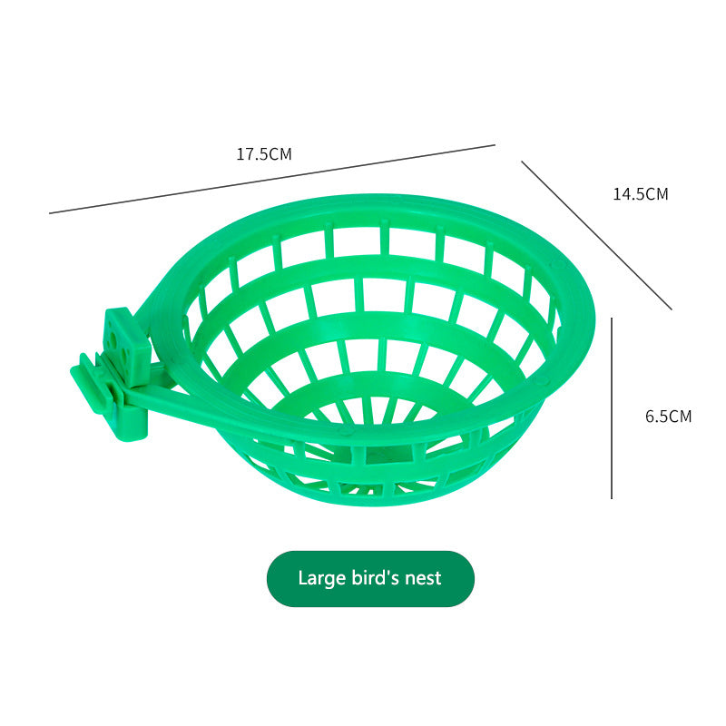 durable plastic bird nest cage, view 2 - MRSLM