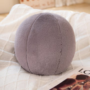 furry ball plush pillow, view 2 - MRSLM