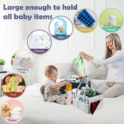 felt diaper storage bag, view 5 - MRSLM