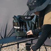 8l folding camping water bag with faucet - MRSLM